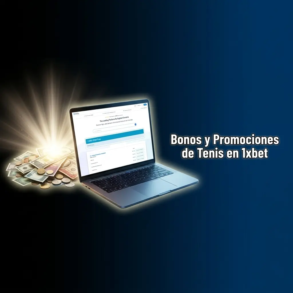 Bonos y promociones de tenis en 1xbet: bienvenida 300% hasta ARS 775.000 y ofertas en Grand Slams